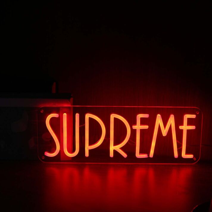 Supreme Red Neon Sign