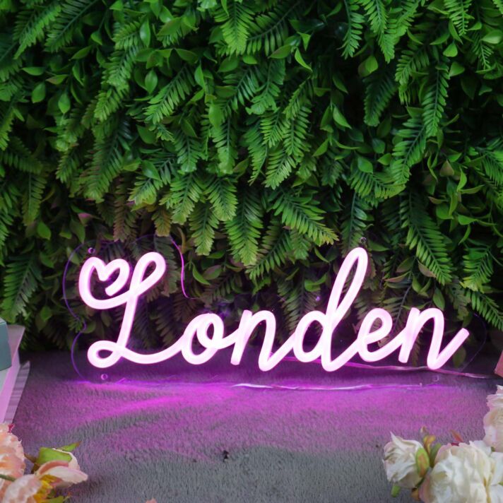 Londen Pink Neon Sign