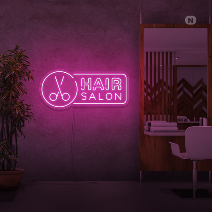 Customize Barber Shop HAIR SALON Neon Sign