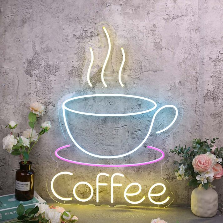 Hot Coffee Custom Neon Sign