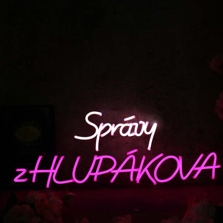 Spravy Zhlupakova Neon Sign