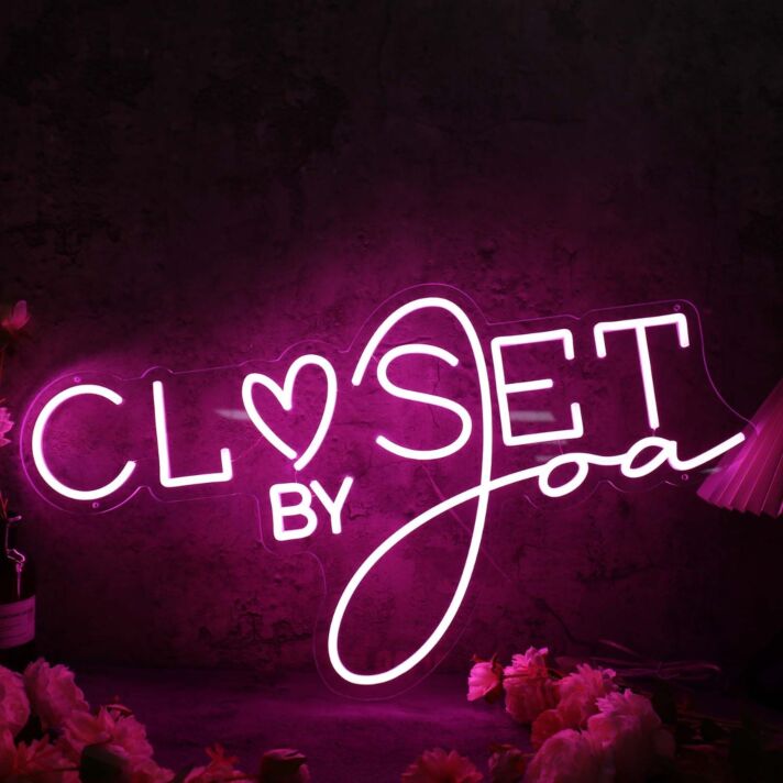Closet By Joa Pink Neon Sign