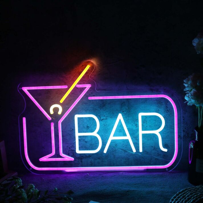 Cocktails Bar Custom Neon Sign