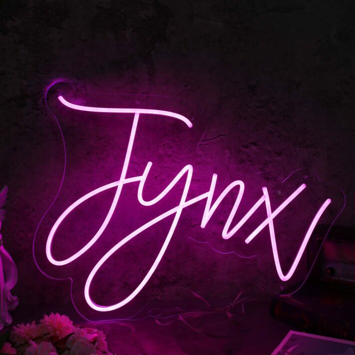 Jynx Pink Neon Sign