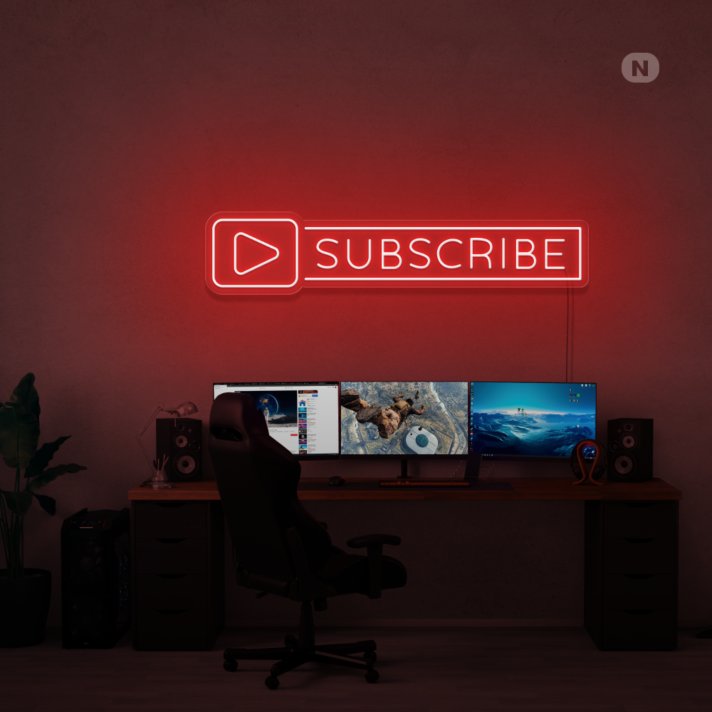 Subscribe Neon Signs