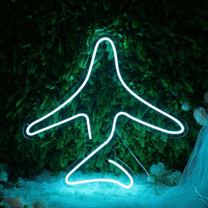 Aesthetic Blue Neon Sign