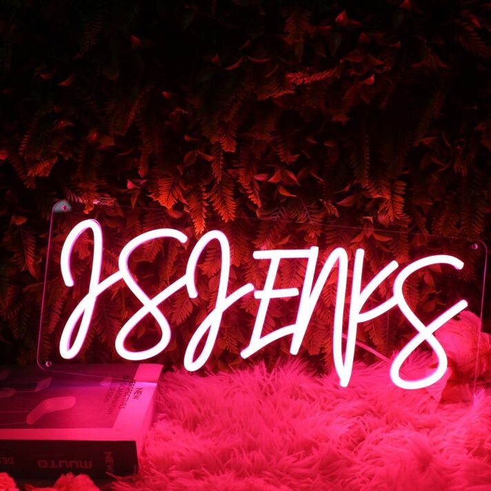 Asaenks Red Neon Sign
