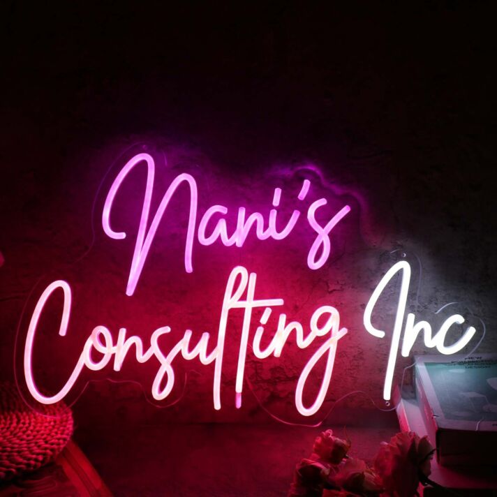 Nanis Consulting Inc Custom Neon Sign