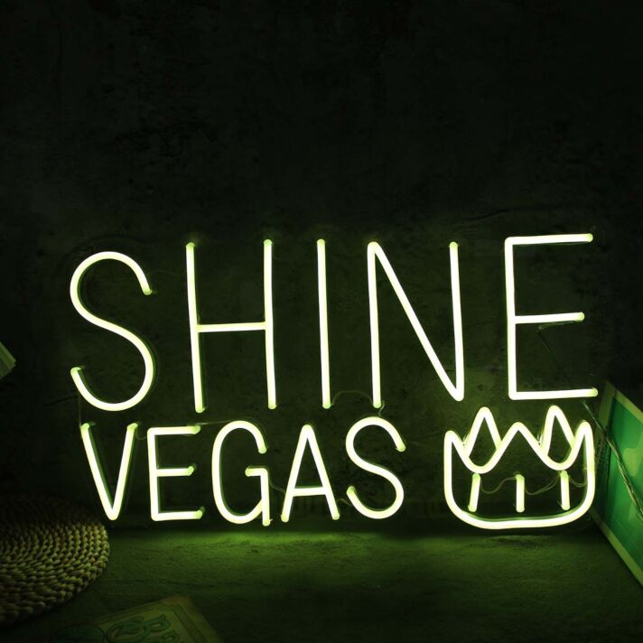 Multicolor Shine Vegas LED Neon Sign