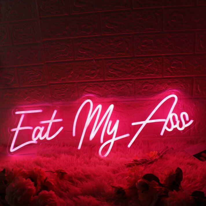 Eat My Ass Red Neon Sign