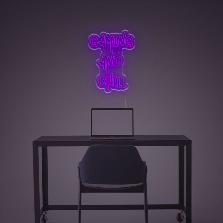 Gaming And Chill LED Neon Sign