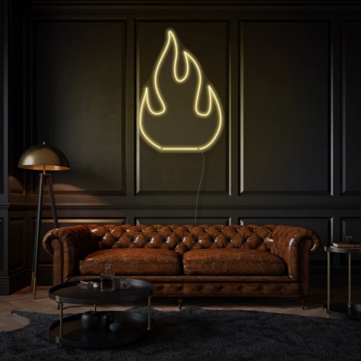 Campfire LED Neon Sign