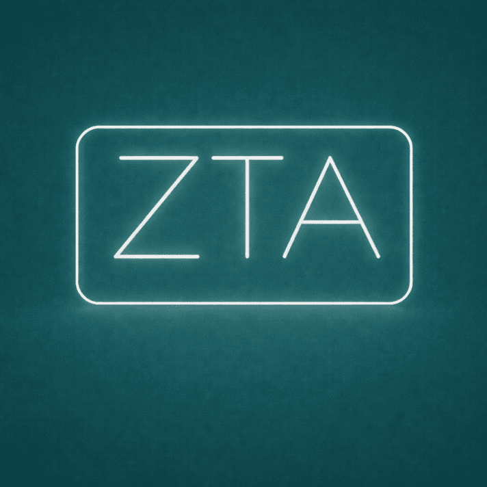 Zeta Tau Alpha ΖΤΑ LED Neon Sign Celebrating Sisterhood and Empowerment