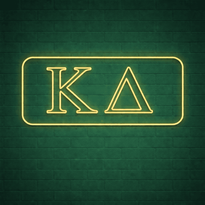 Kappa Delta ΚΔ LED Neon Sign Celebrating Sisterhood and Friendship