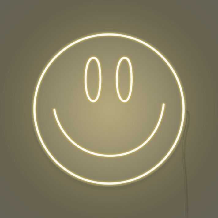 Smile Emoji LED Neon Sign