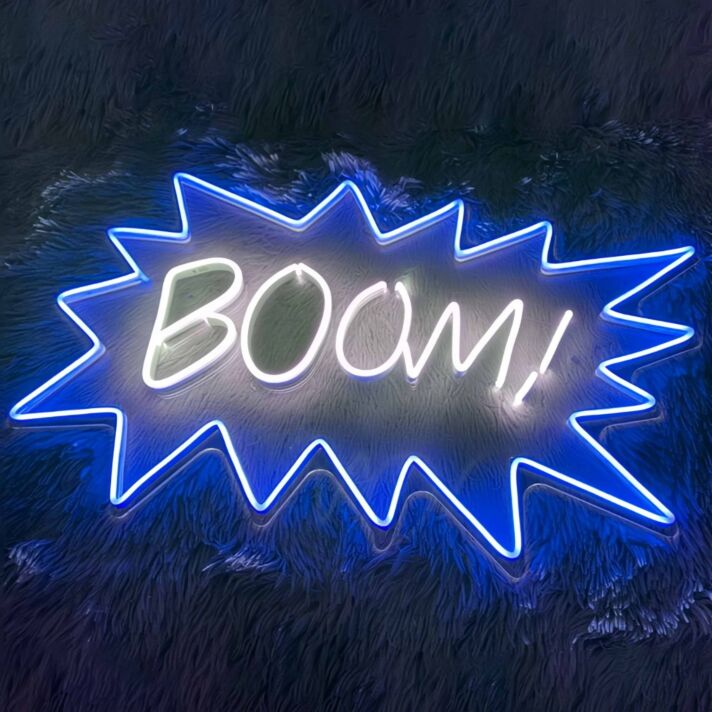 BoomBoomBoom Decorative Neon Sign