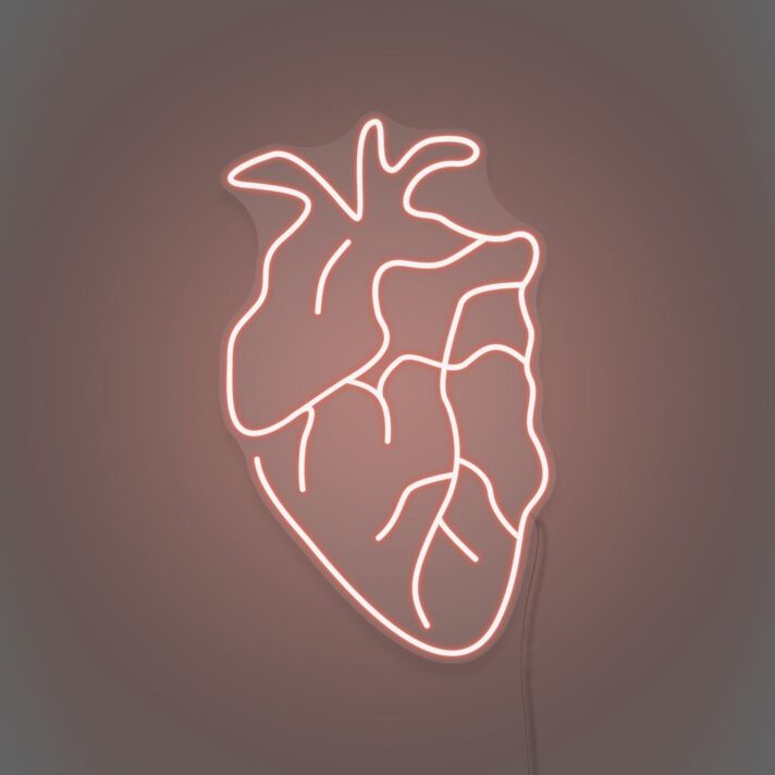 Realistic Heart LED Neon Sign