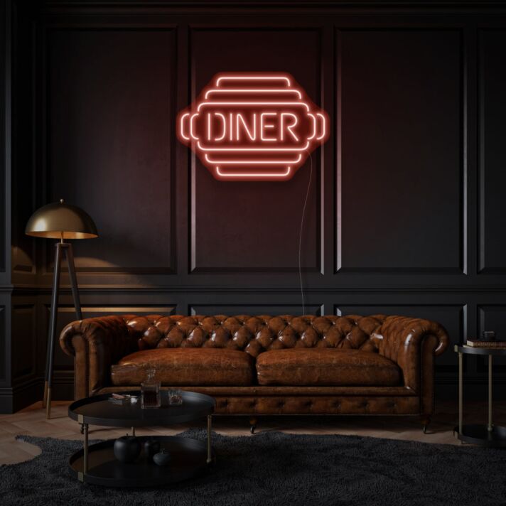 Customize Diner Custom Neon Your Personalized Eatery Shine