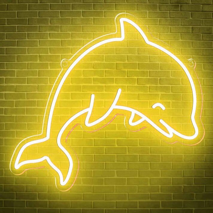 Cute Dolphin Neon Sign