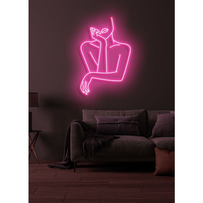 Albert Neon Tribute to Genius and Intellectual Brilliance