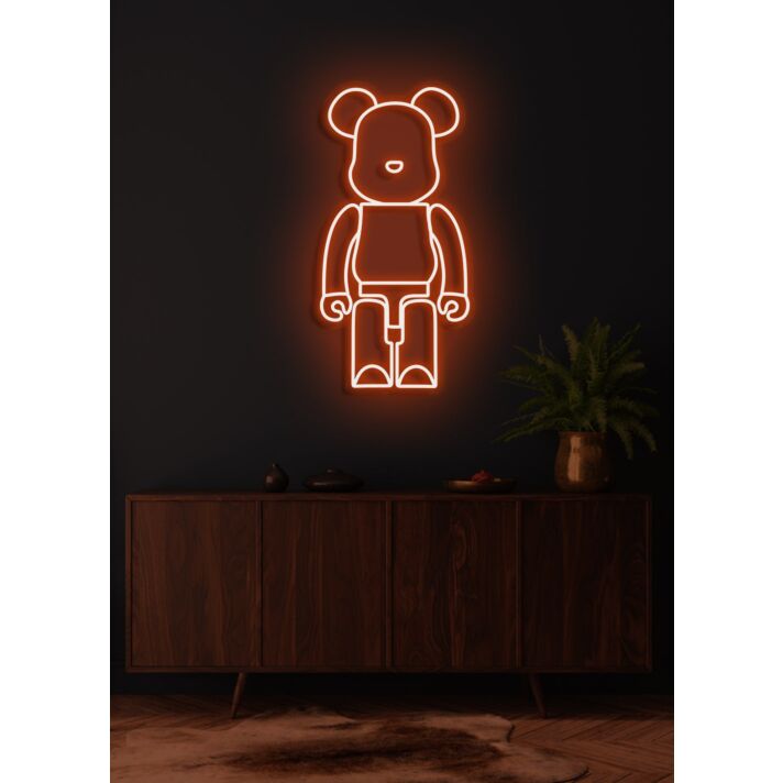 Bearbrick Neon Light Playful Toy-like Charm and Fun