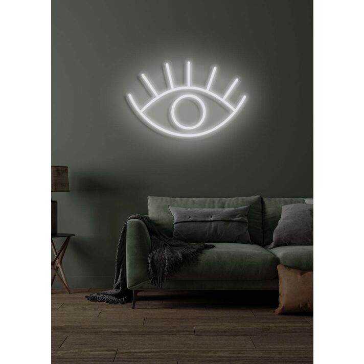 Eye Neon Gaze Deep and Insightful Illumination