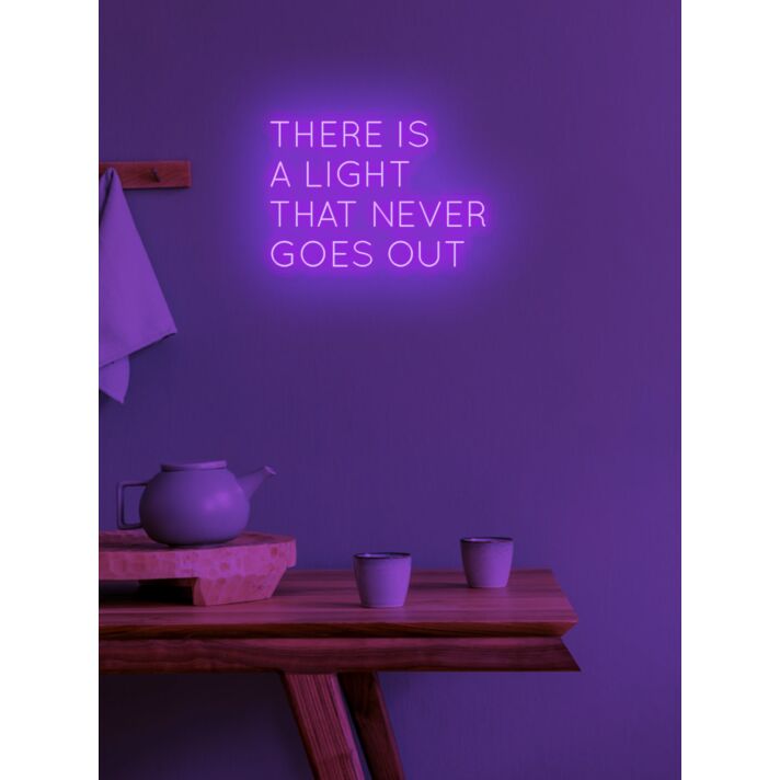 There is a light... Neon Beacon of Hope and Positivity