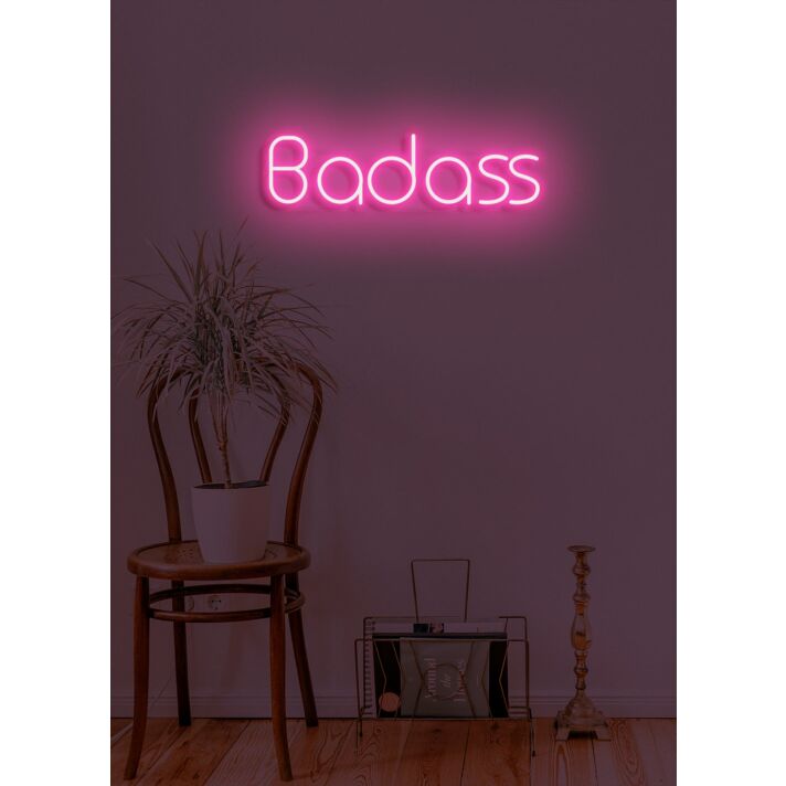 Badass Neon Bold Statement of Confidence and Attitude
