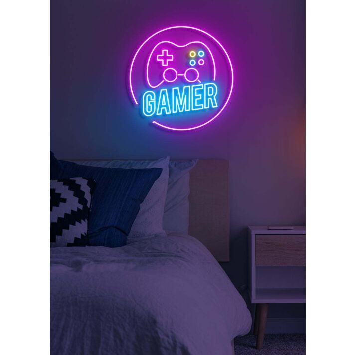 Customize Gamer Neon Proud Identification for Gaming Enthusiasts