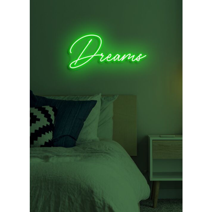 Dreams Neon Whimsical Light Inspiring Hope and Imagination