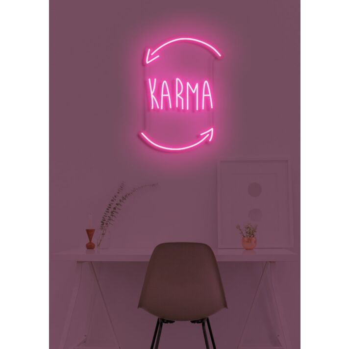 Karma Neon Universal Law of Cause and Effect