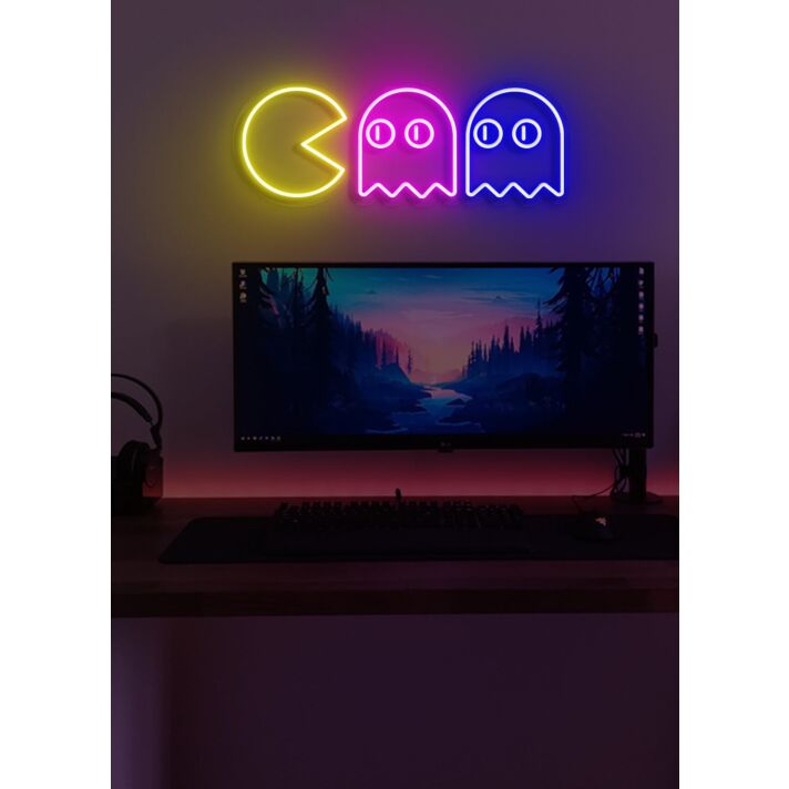 Packman Neon Flashback to Classic Gaming