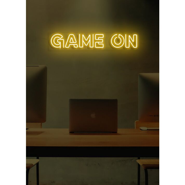 Game On Neon Rallying Call for Competition