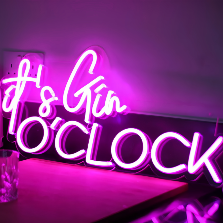 Gin O'Clock - Light Up Your Room with the Timeless Elegance of Gin