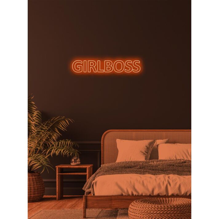Girlboss Neon Empowerment for Aspiring Leaders
