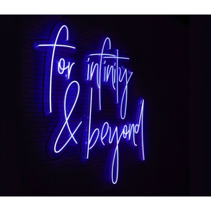 A neon sign for infinity and beyond