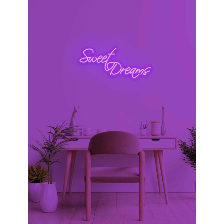 Sweet dreams Neon Whispers of Nighttime Wonders