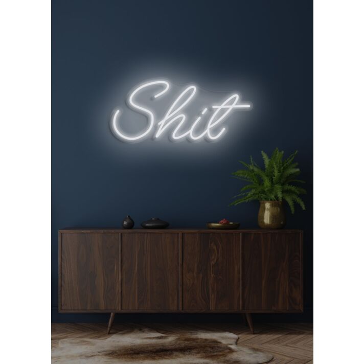 Shit Sassy Neon Accent for Edgy Decor