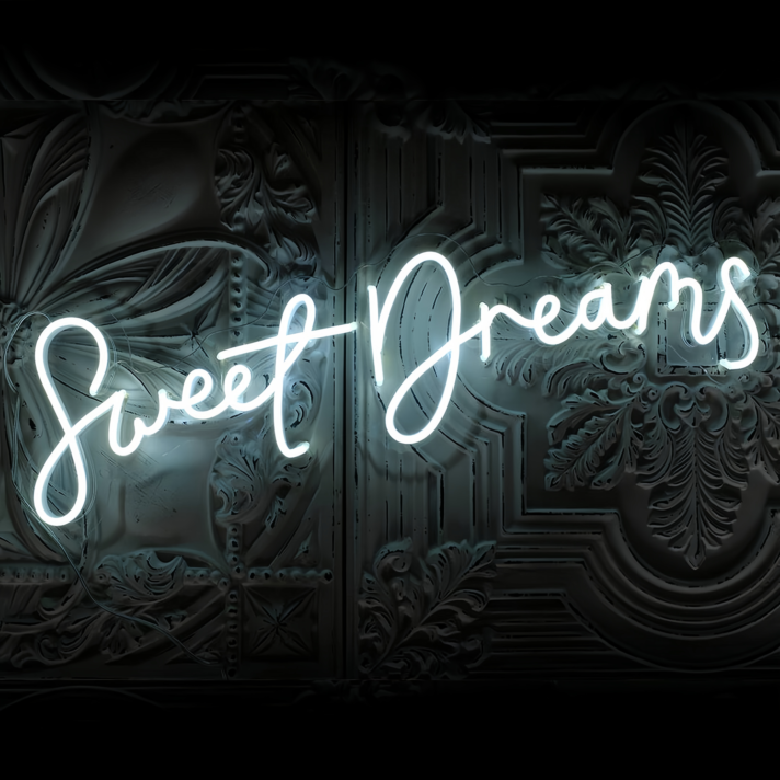 Sweet Dreams LED Neon Sign: Light Up Your Nights with Heavenly Glow
