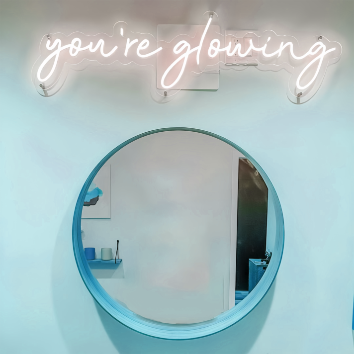 You're Glowing: Shine Bright with Neon Brilliance