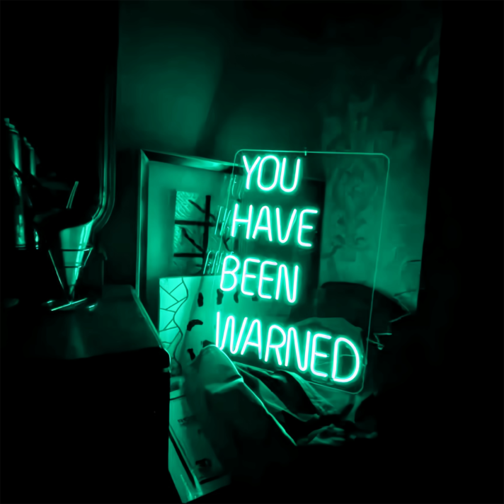 You Have Been Warned: Add a Neon Warning to Your Space