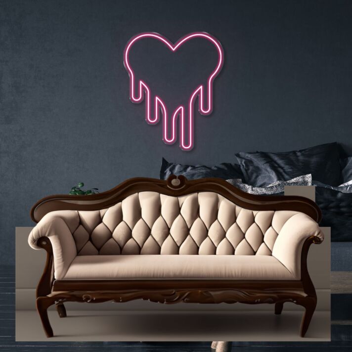 Melting Heart Led Neon