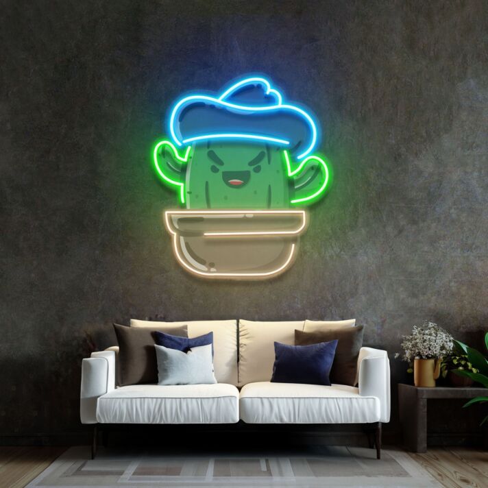 Cactus Led Neon Sign Light Pop