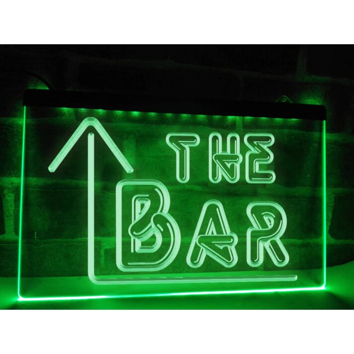 The Bar Hanging Neon Sign