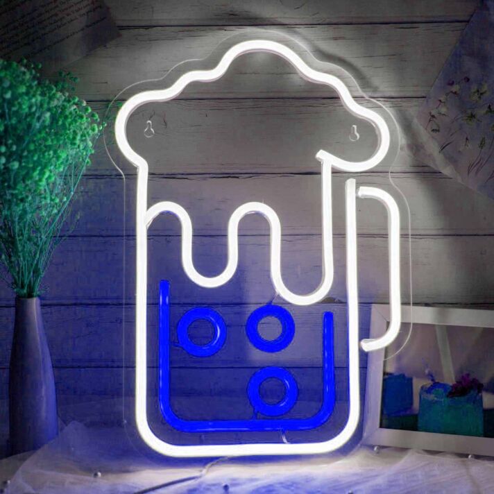 Bubbling Beer Mug Neon Light