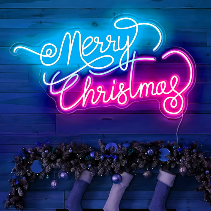 Merry Christmas Neon Sign