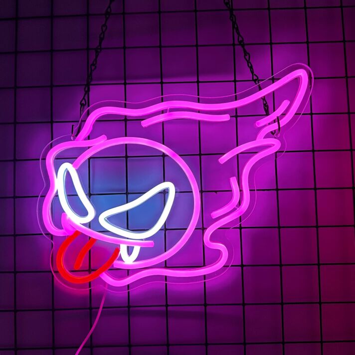 Gaming Character Ghost Neon Sign
