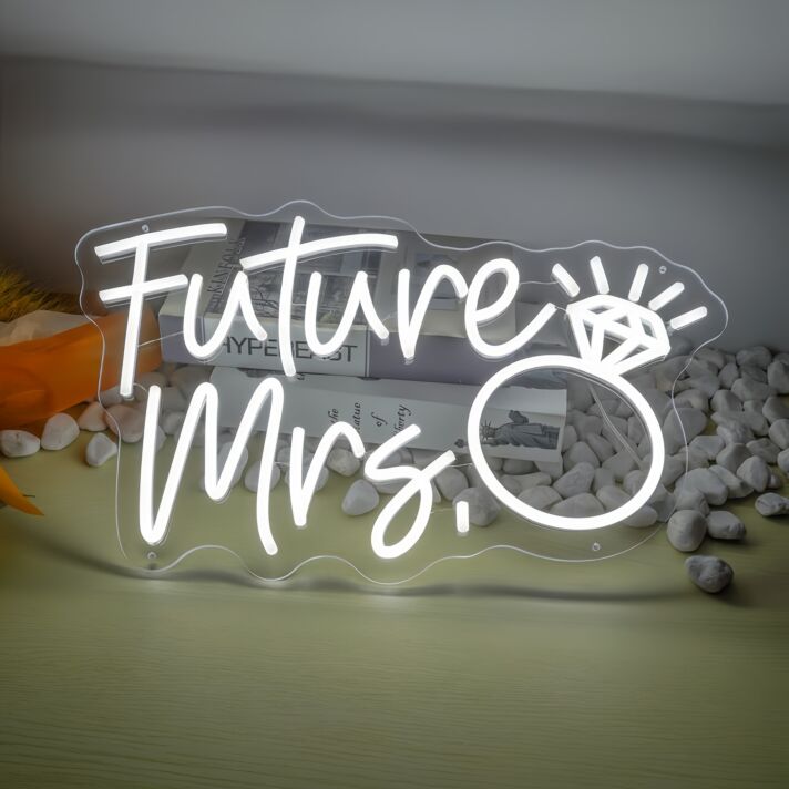 Future Mrs Ring Proposal Neon Sign