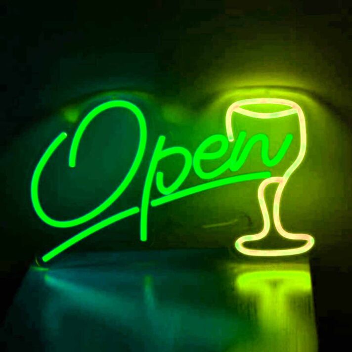Open Bar Neon Sign