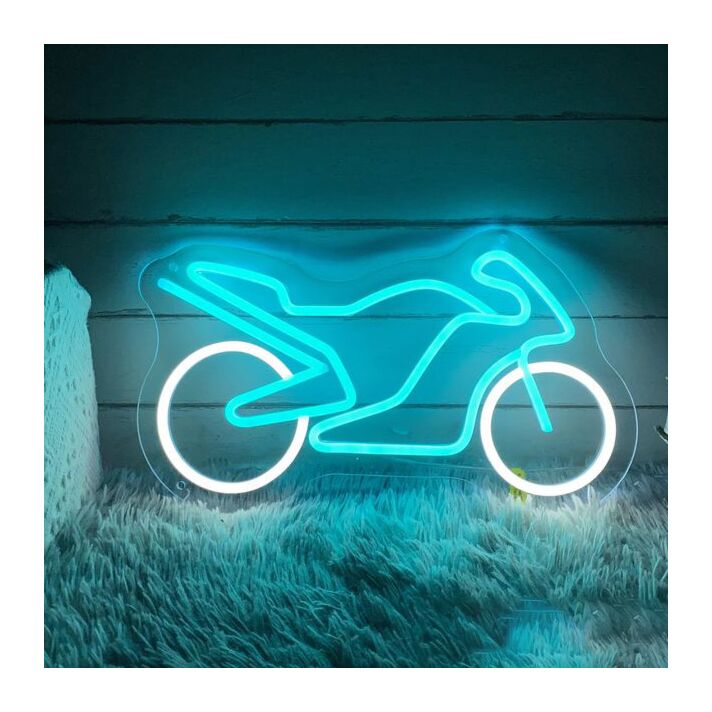 Racing Motorcycle Neon Sign